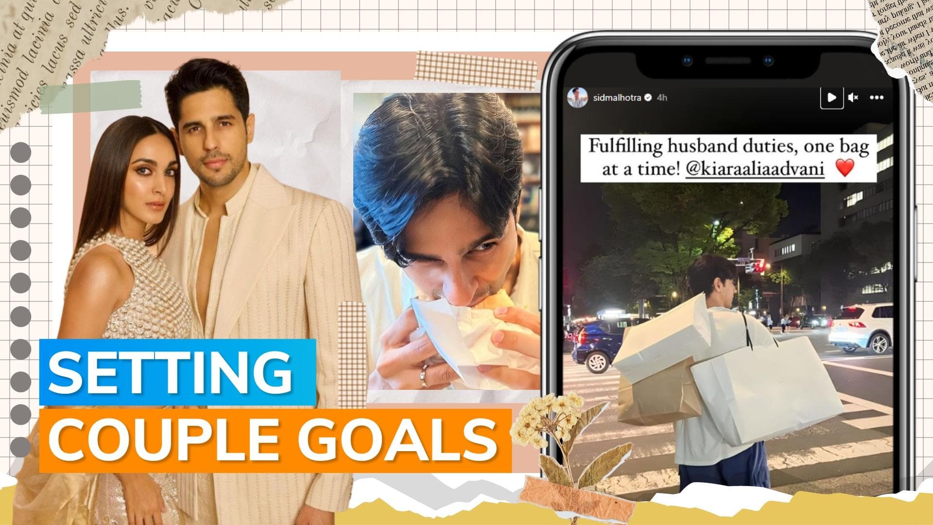 Kiara Advani has a cute reaction as Sidharth Malhotra says he fulfils ‘husband duties’, one bag at a time