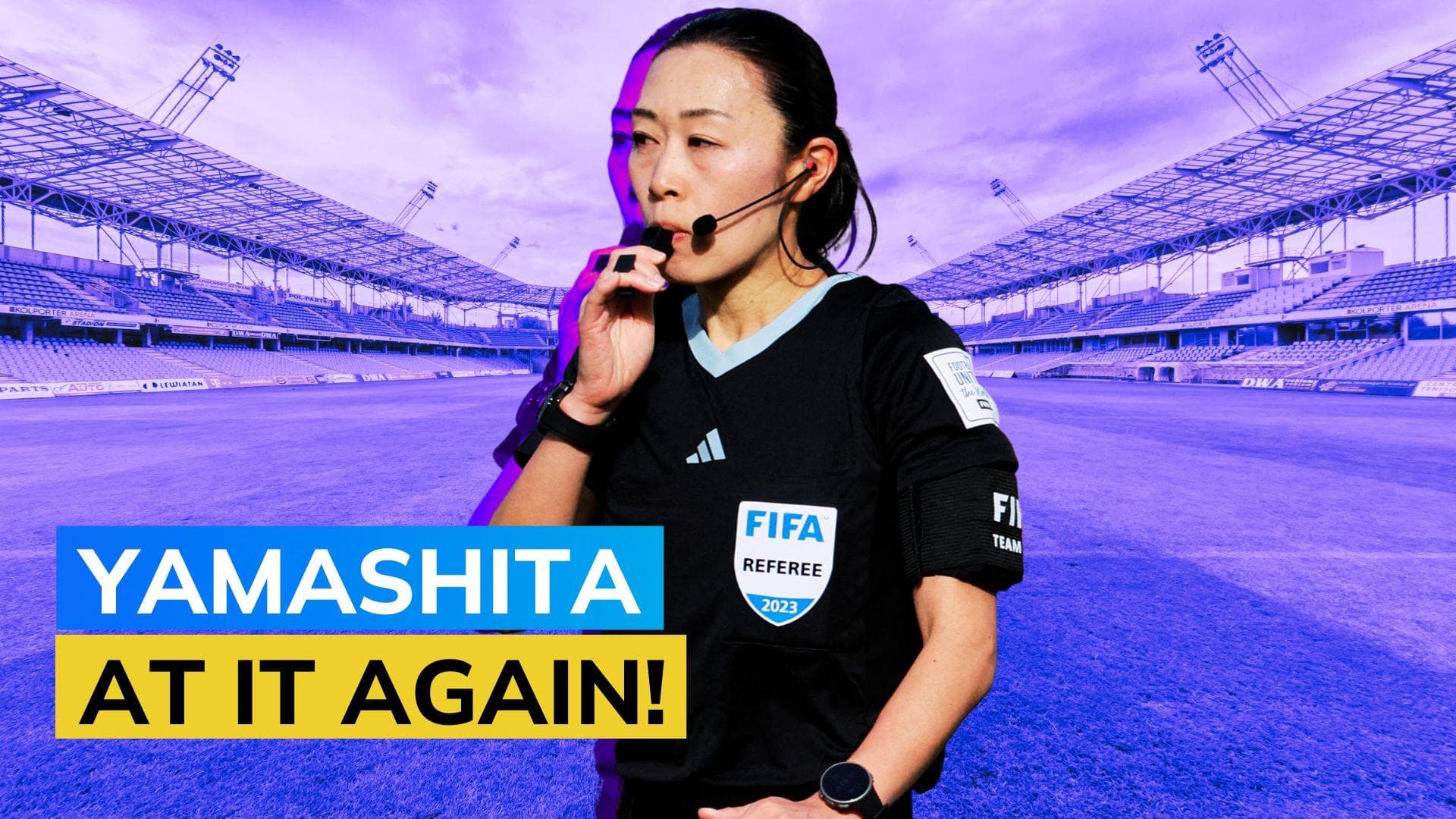 World Cup referee Yoshimi Yamashita among first women match officials at Asian Cup