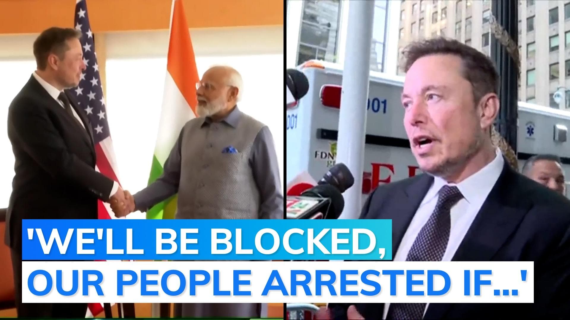 Twitter owner Elon Musk speaks on India's social media laws after meeting PM Modi in USA