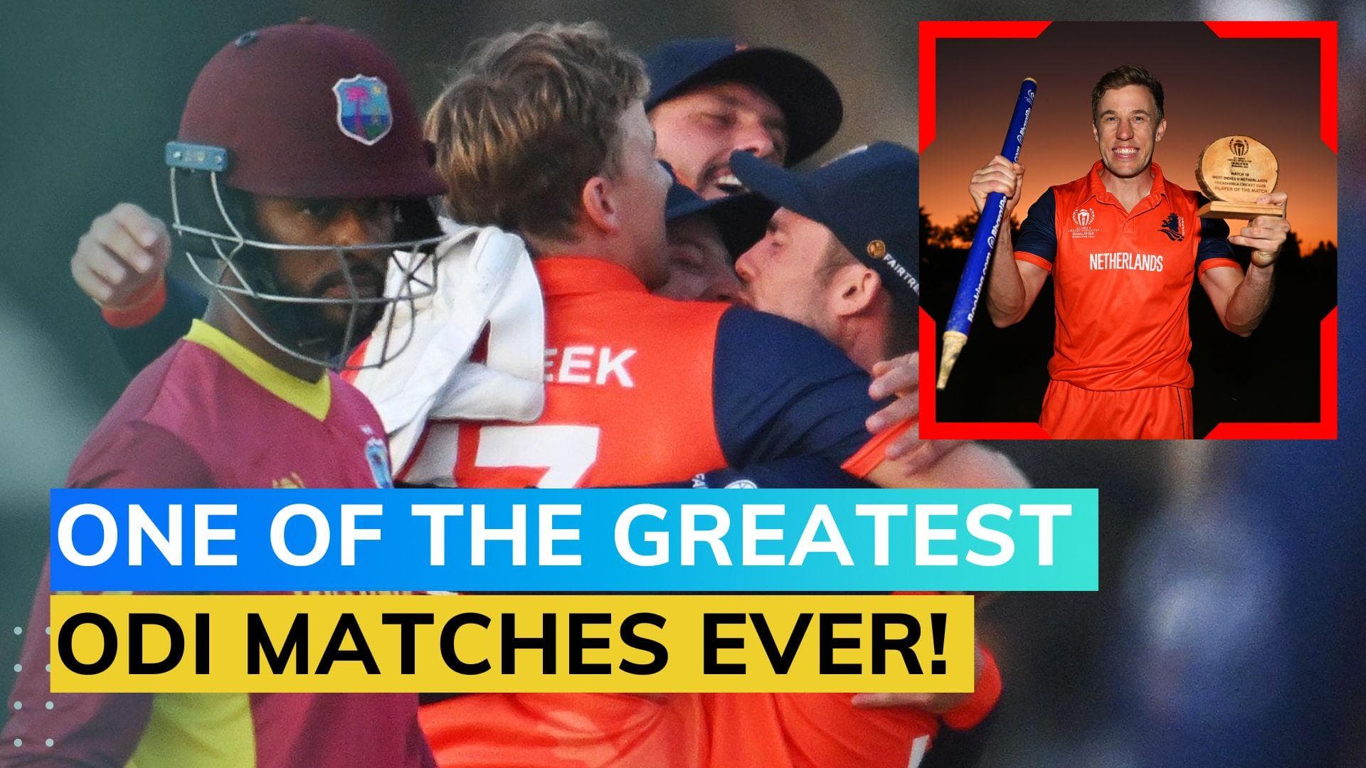 Logan van Beek shines as Netherlands stun West Indies in Super Over | ODI World Cup Qualifiers