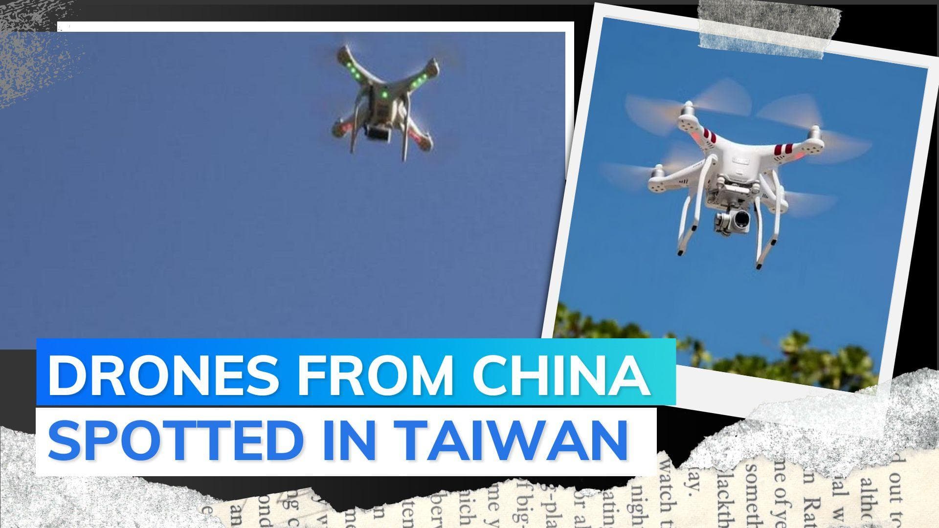 Taiwan forces fire at drones flying over island near China