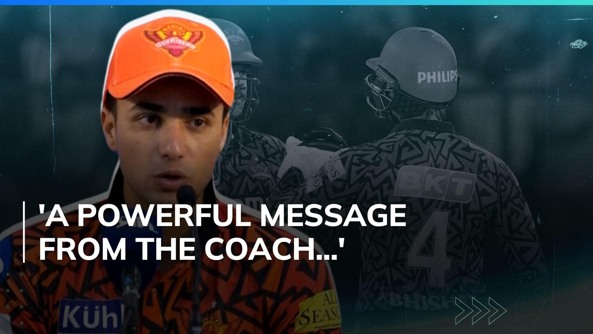 Watch: SRH's Abhishek Sharma ascribes fearless approach to coaches, captain Pat Cummins