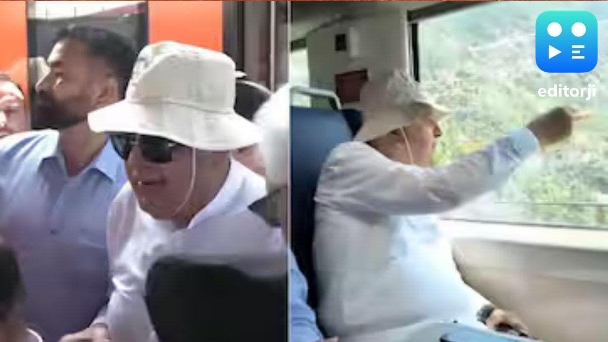 Farooq Abdullah embarks on Vande Bharat from Srinagar to Katra