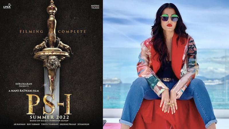 Aishwarya Rai Bachchan announces completion of Mani Ratnam's Ponniyin Selvan, reveals release date