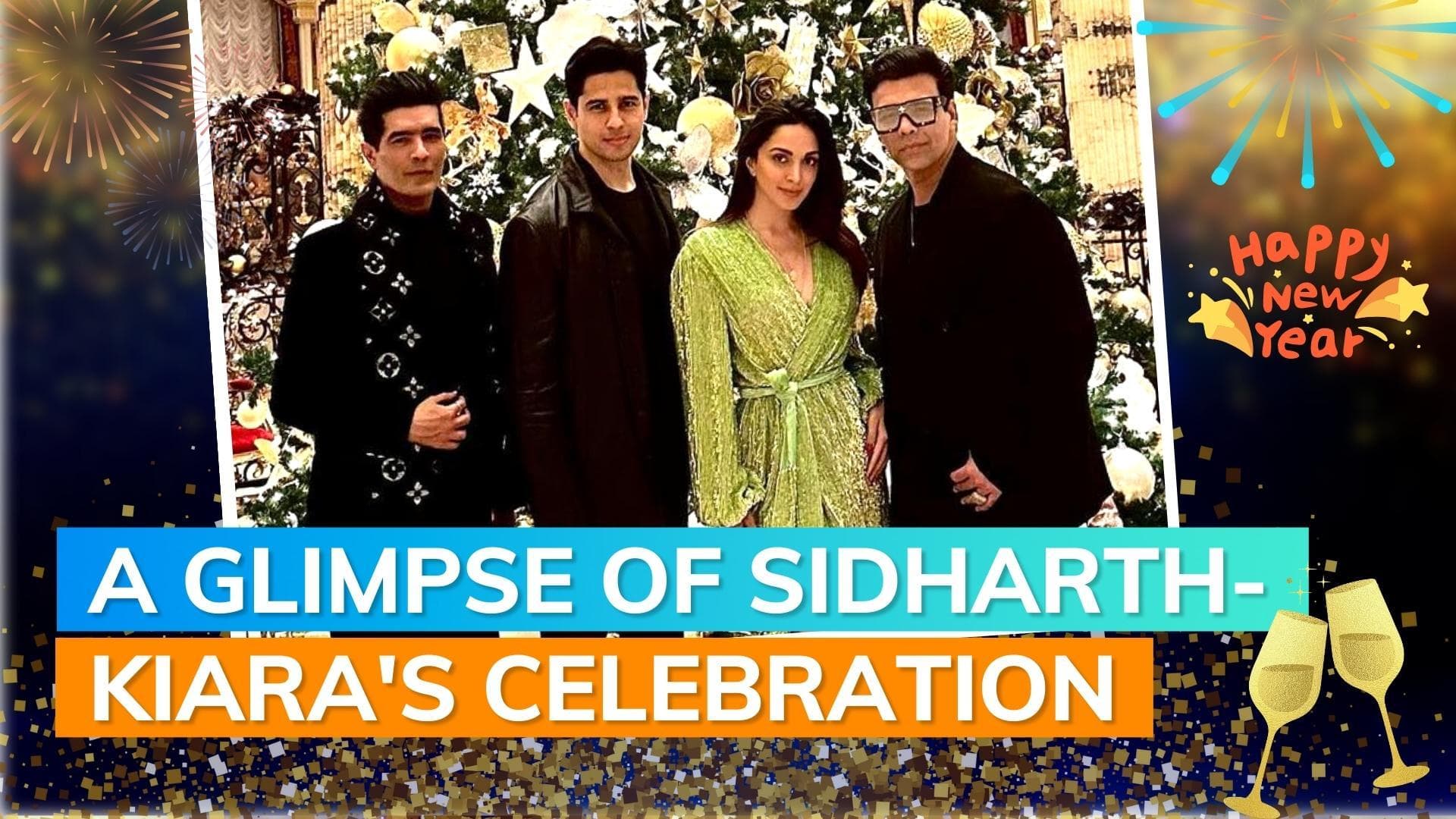 Sidharth Malhotra and Kiara Advani celebrate new year in Dubai with Karan Johar and Manish Malhotra 
