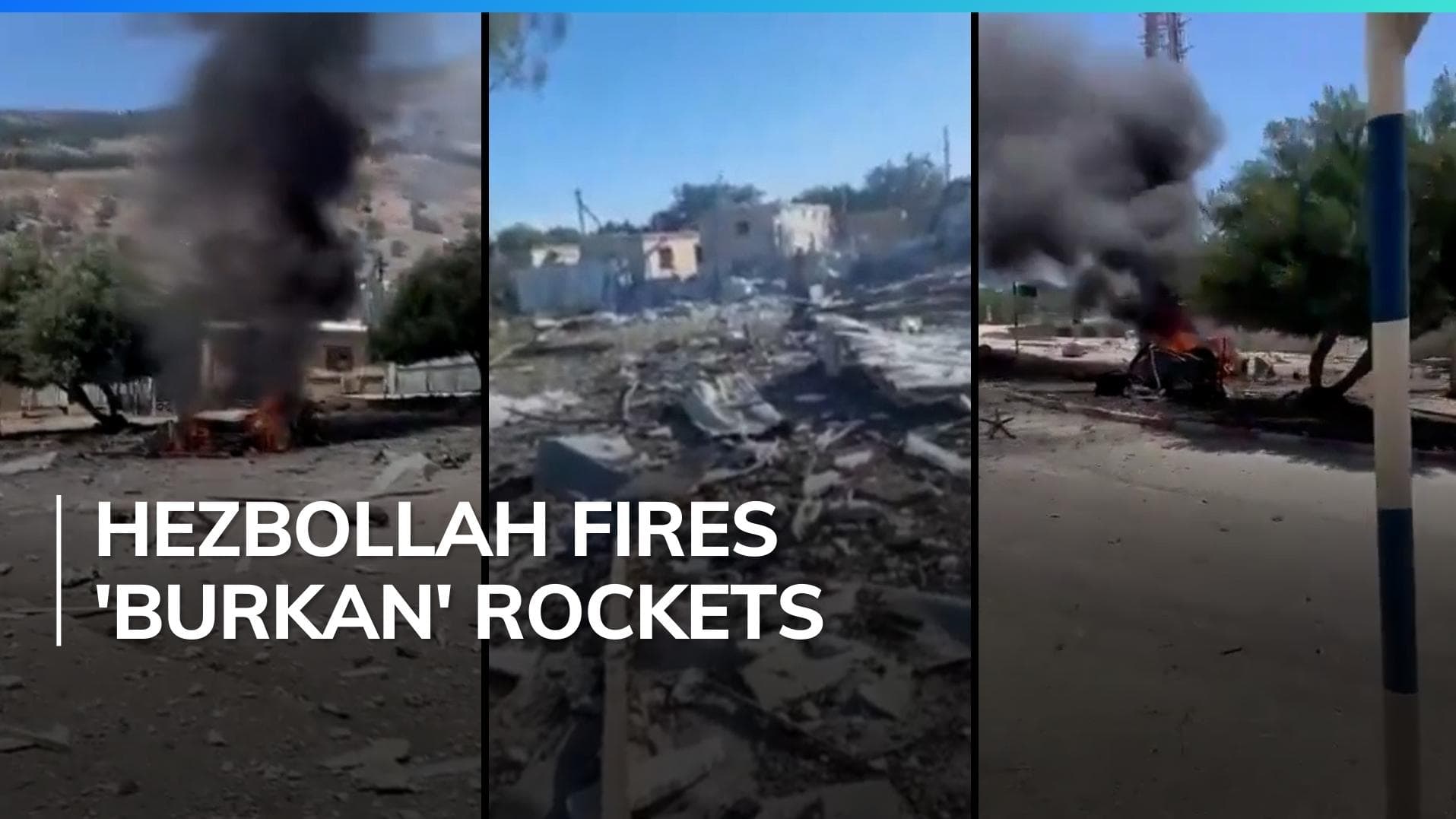 Hezbollah fighters shoot down Israeli drone in Lebanon, fire rockets at Israeli base