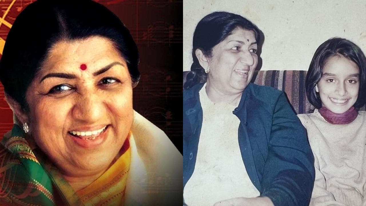Lata Mangeshkar Death: लता मंगेशकर को याद कर भावुक हुईं एक्ट्रेस Shraddha Kapoor, शेयर की थ्रोबैक तस्वीर 