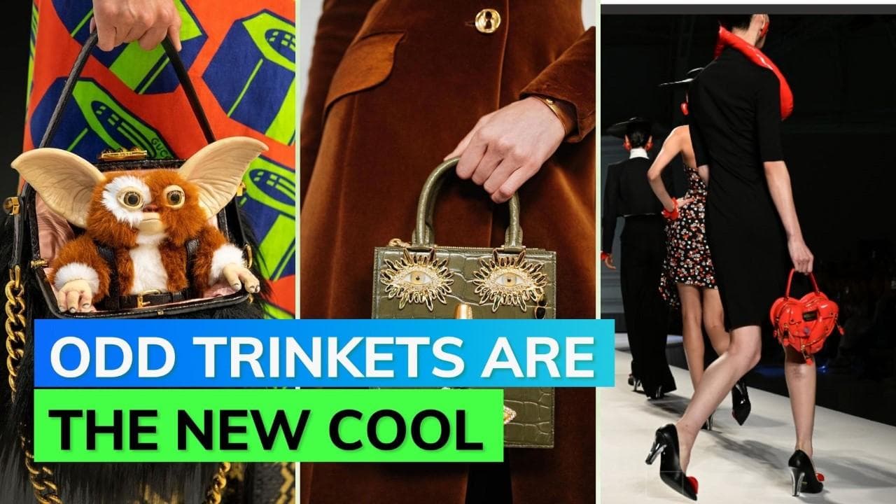 Novelty bags are everywhere; from hearts to facial features, these bags are having it all