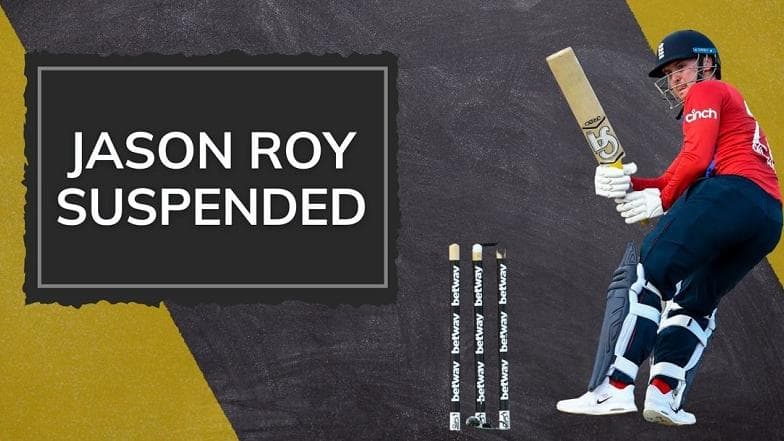 English board suspends Jason Roy for undisclosed misconduct, fines £2500