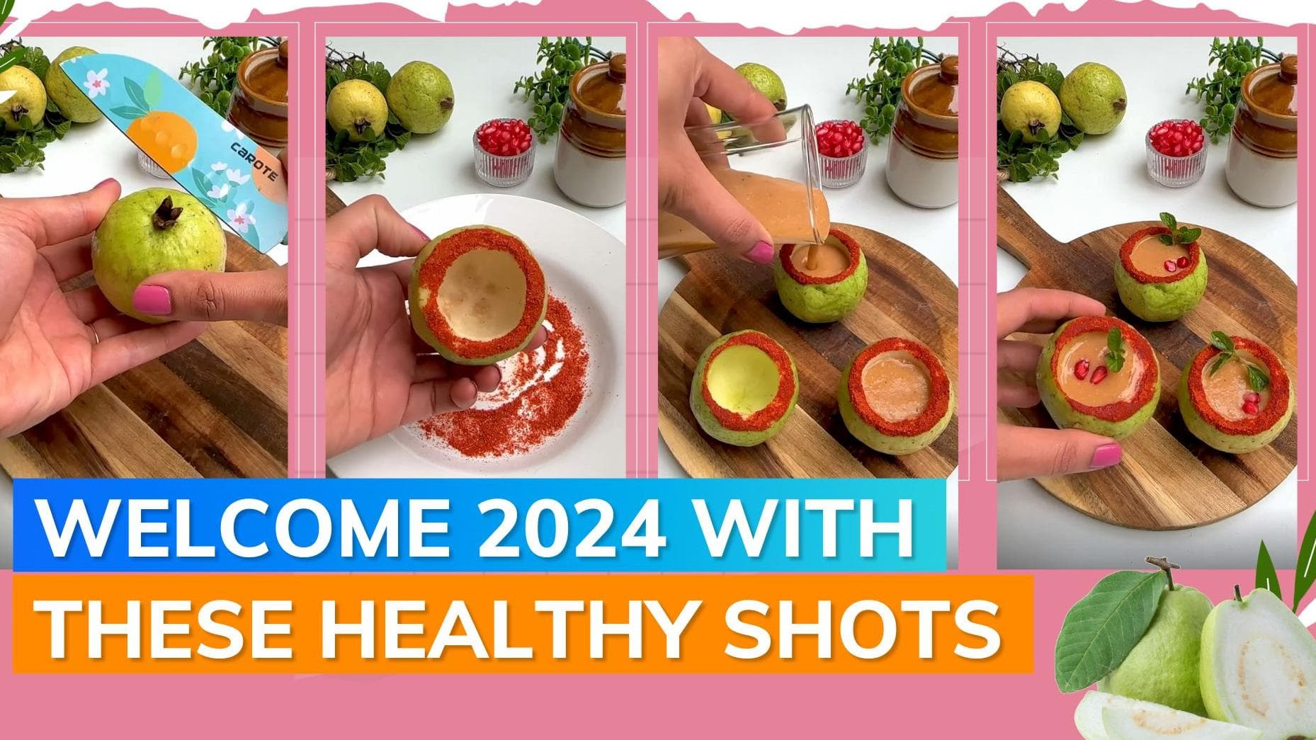 Try guava shots for a flavorful delight at your new year party! Jot down the recipe 