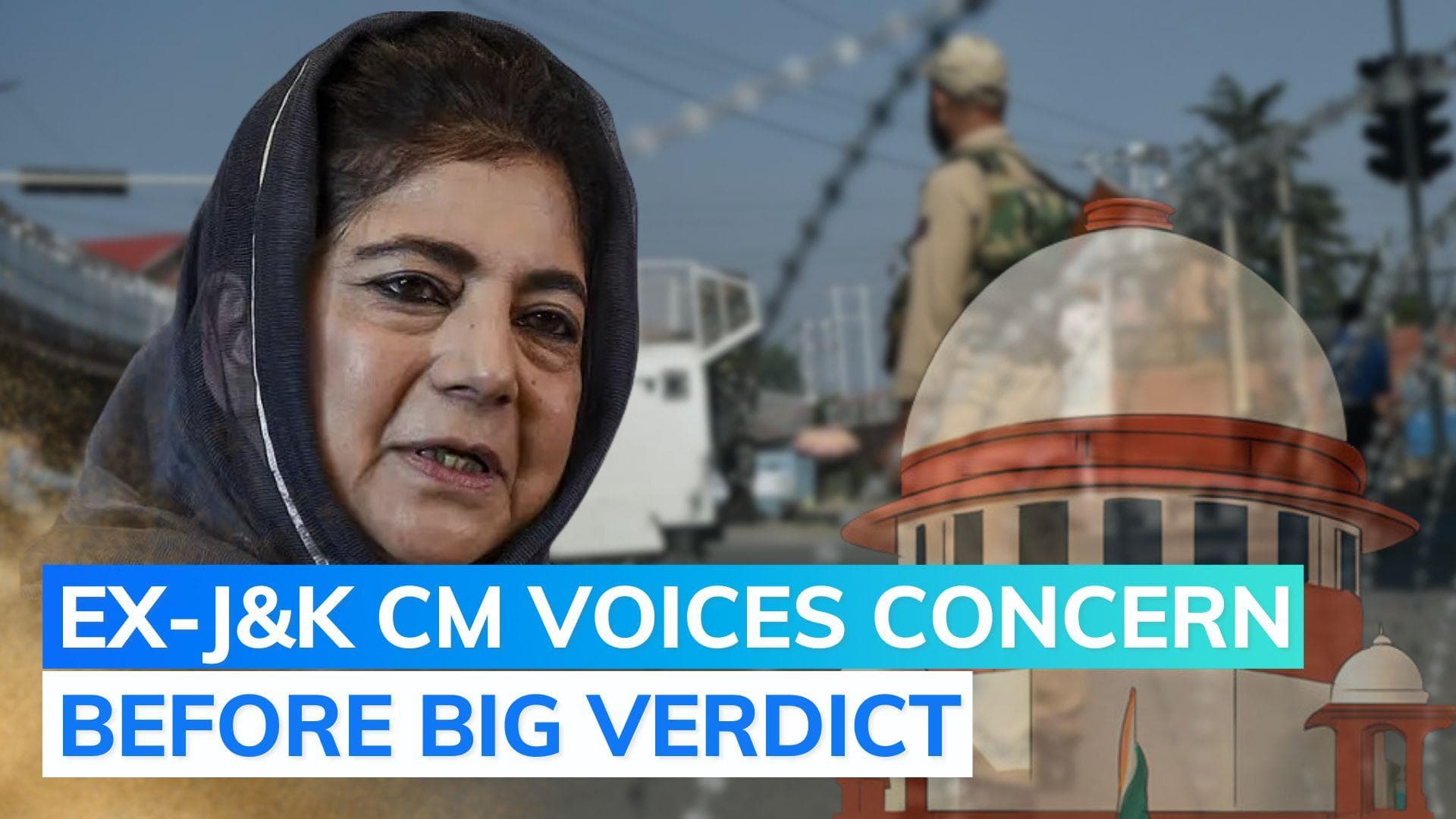 Article 370 verdict | Workers of J&K parties being taken to police station: Mehbooba Mufti