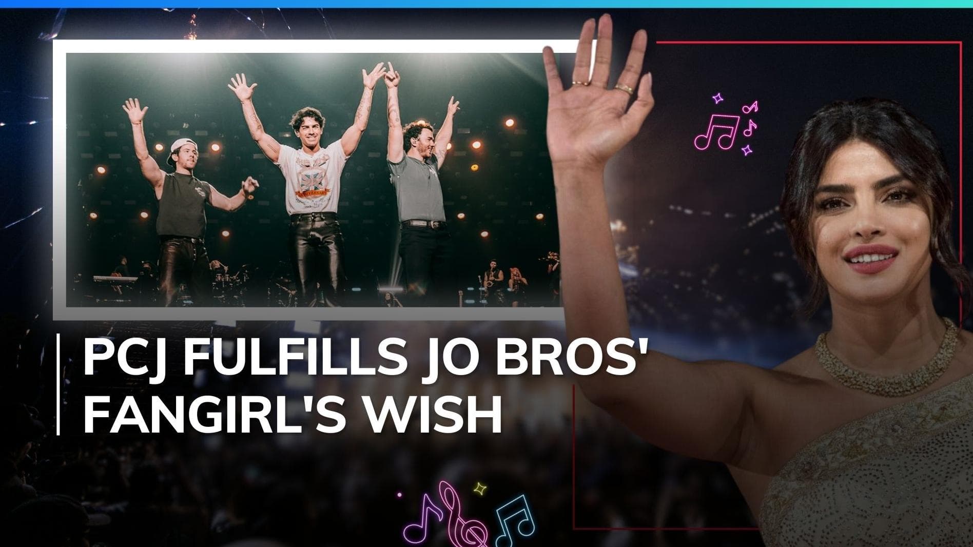 Priyanka Chopra Jonas makes little fangirl's day with her sweet gesture at Jonas Brothers' concert, watch