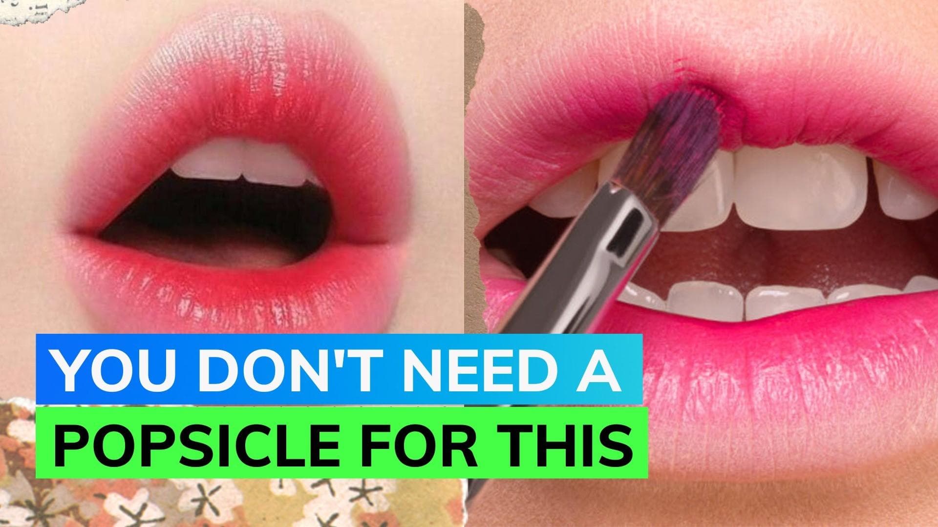 Popsicle stained lips is the latest minimal makeup trend, here's how to achieve it