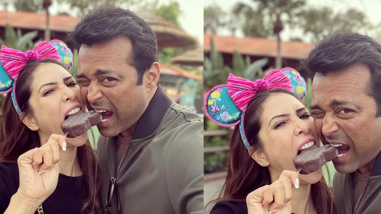 अफेयर की खबरों के बीच Leander Paes संग Disney day मनाती दिखीं Kim Sharma, रोमांटिक तस्वीरें आईं सामने 