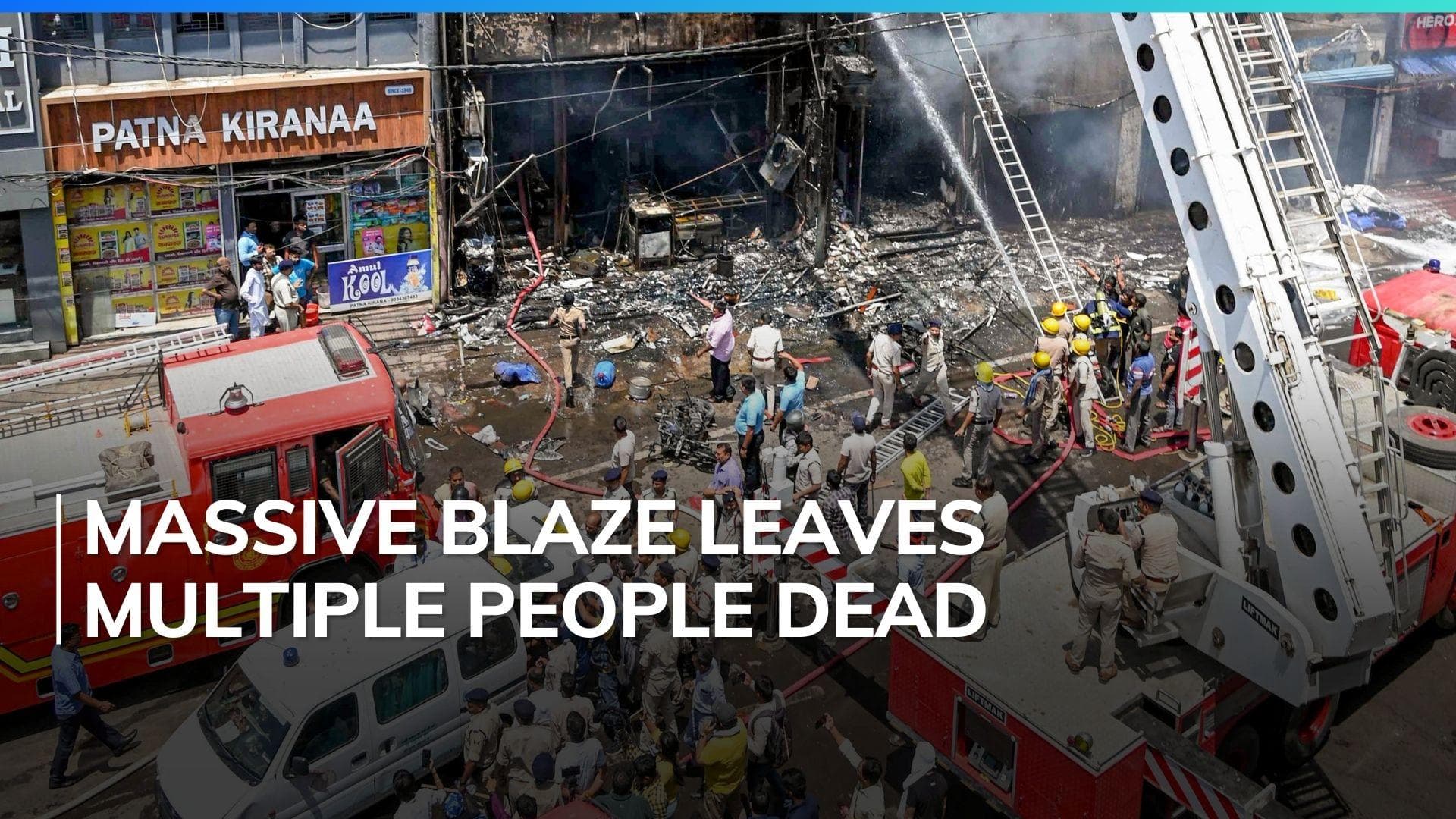 6 dead, over dozen injured in fire in Patna hotel