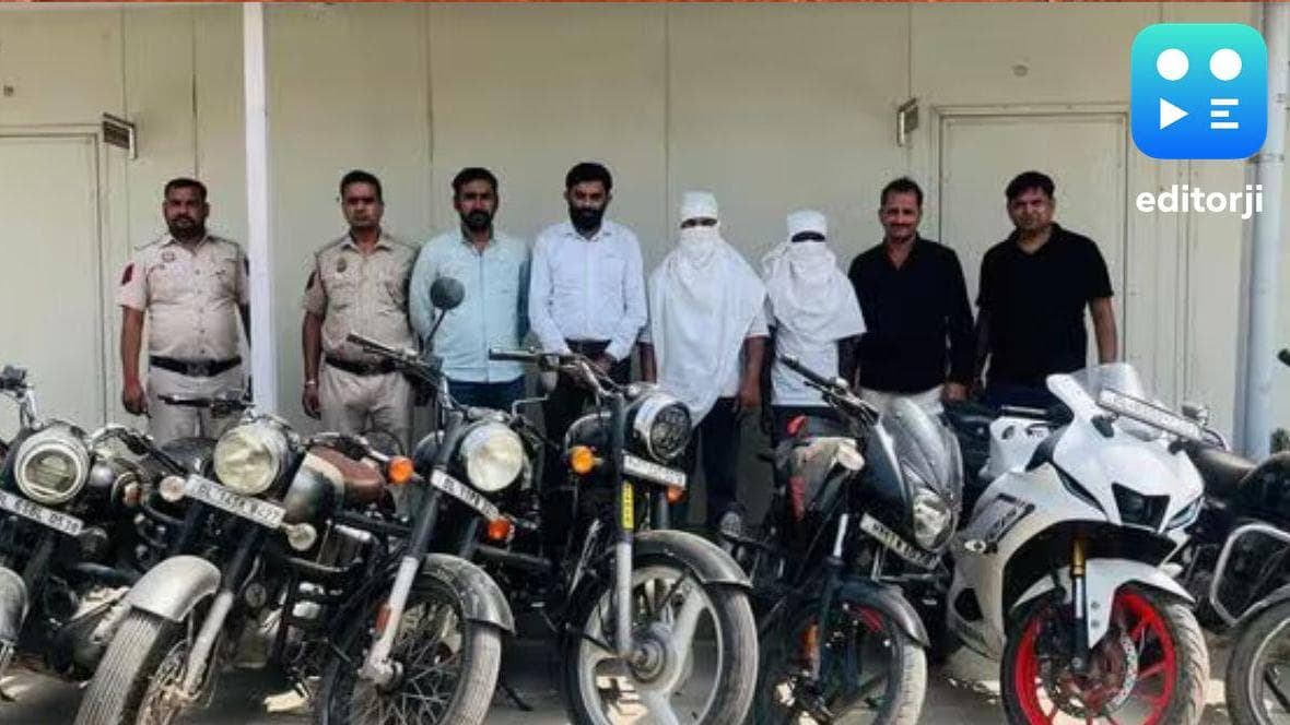 Delhi Police's Operation Bullet leads to the arrest of two bike thieves