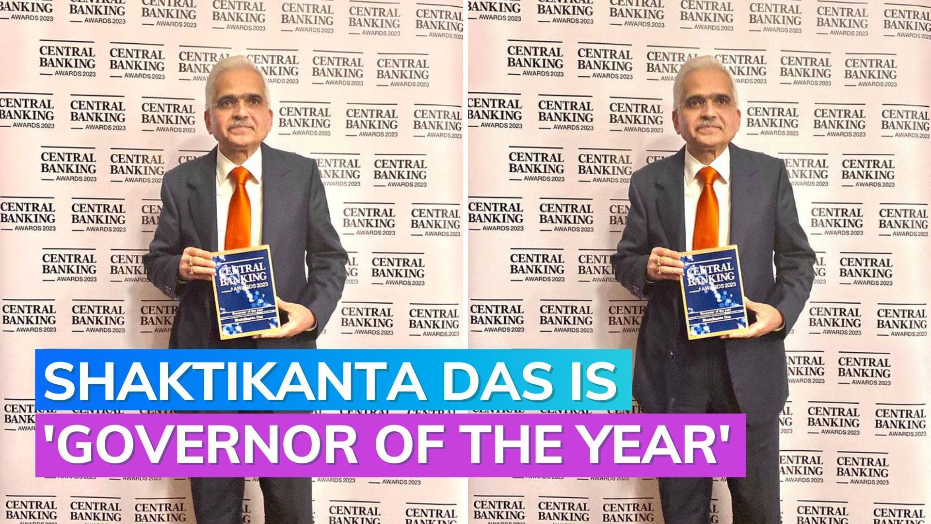 RBI governor Shaktikanta Das named as 'Governor of the Year' at Central Banking Awards 2023