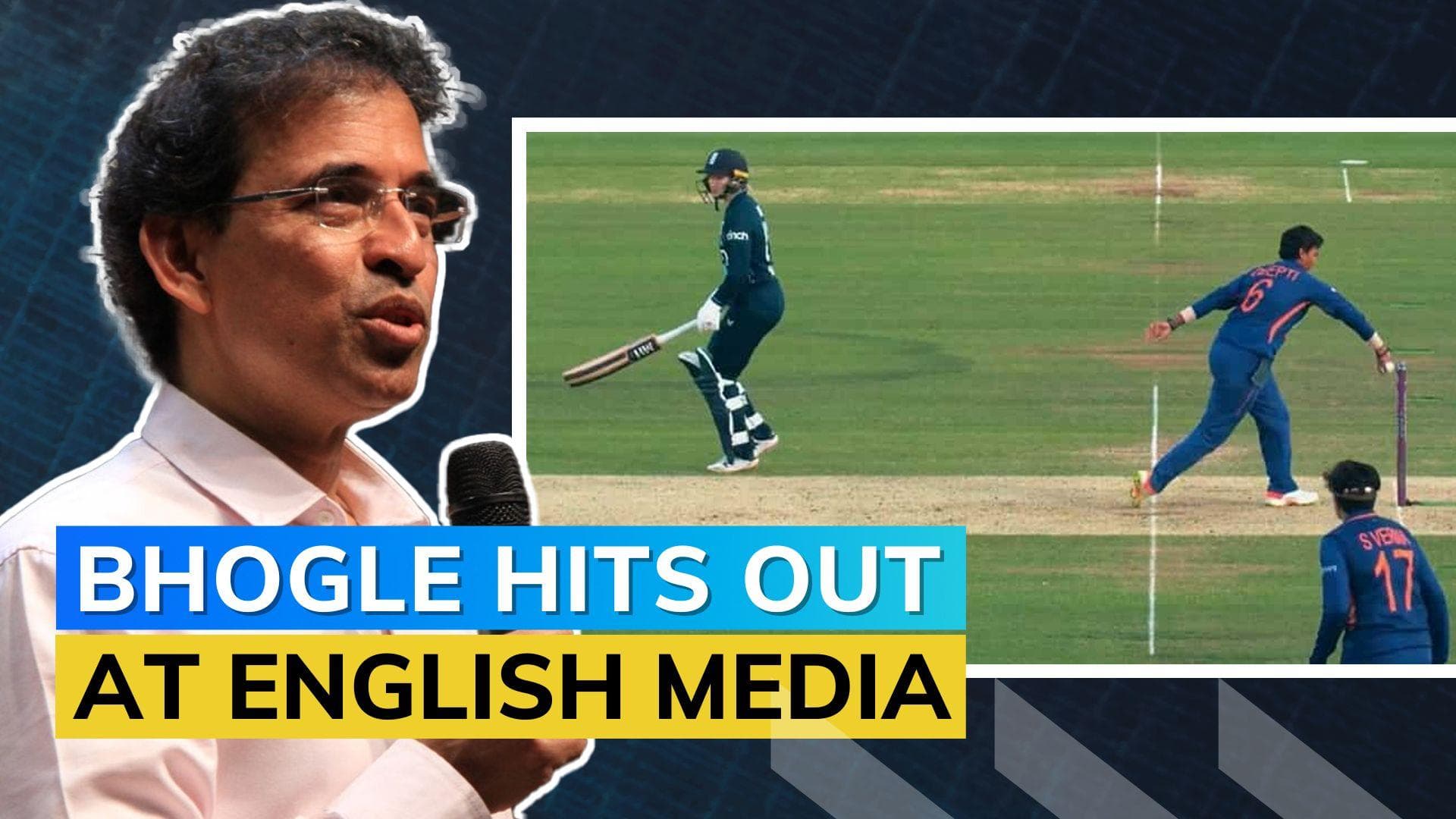 Harsha Bhogle comes to Deepti Sharma's defence, lashes out at English media 