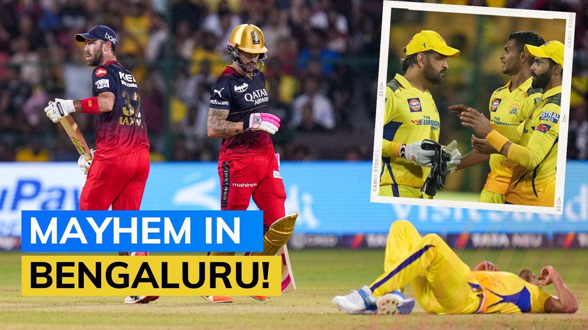 IPL 2023, RCB vs CSK: Chennai secure victory despite unbelievable striking from Maxwell, du Plessis