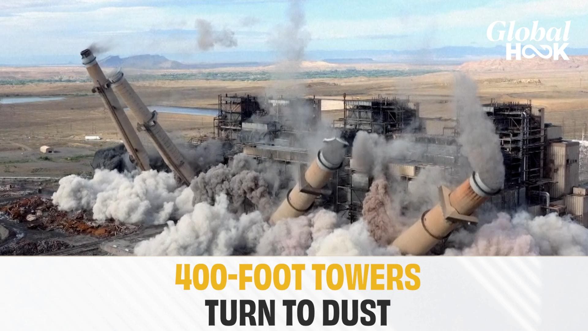 Mexico Coal Power Plant Demolished In Controlled Blast