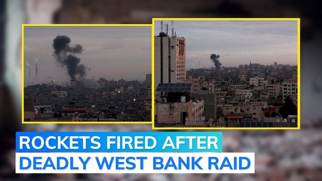Rockets fired from Gaza Strip after 11 Palestinians killed in Israeli raid