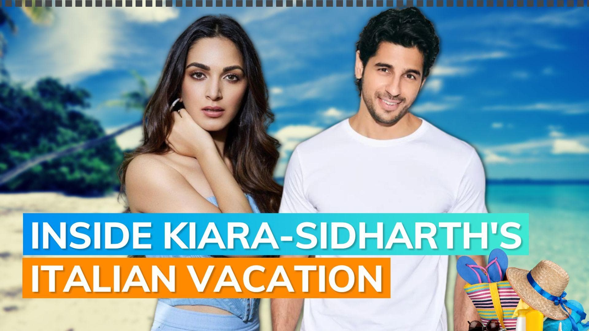 Kiara Advani and Sidharth Malhotra seen dragging huge bags while vacationing in Italy; internet reacts