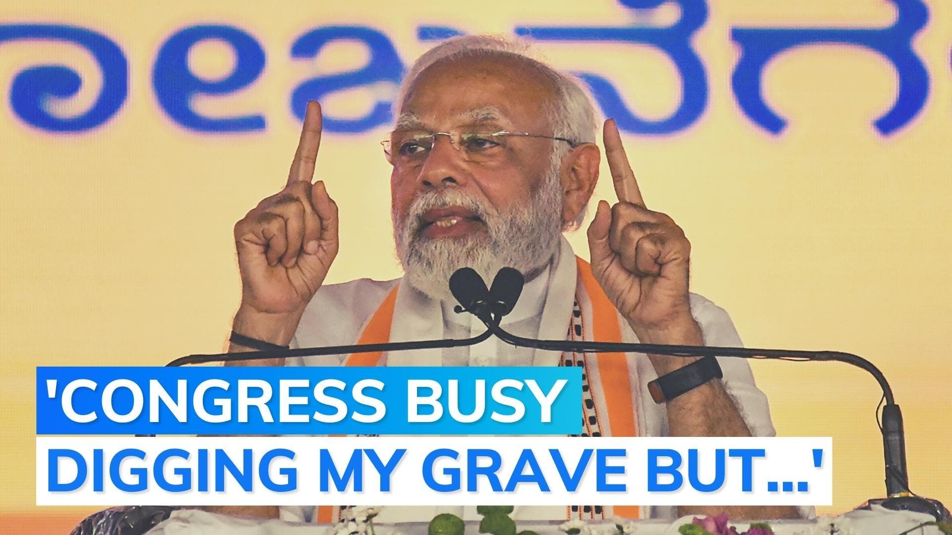 PM Modi opens Bengaluru-Mysuru expressway in poll bound Karnataka, launches fresh attack on Congress