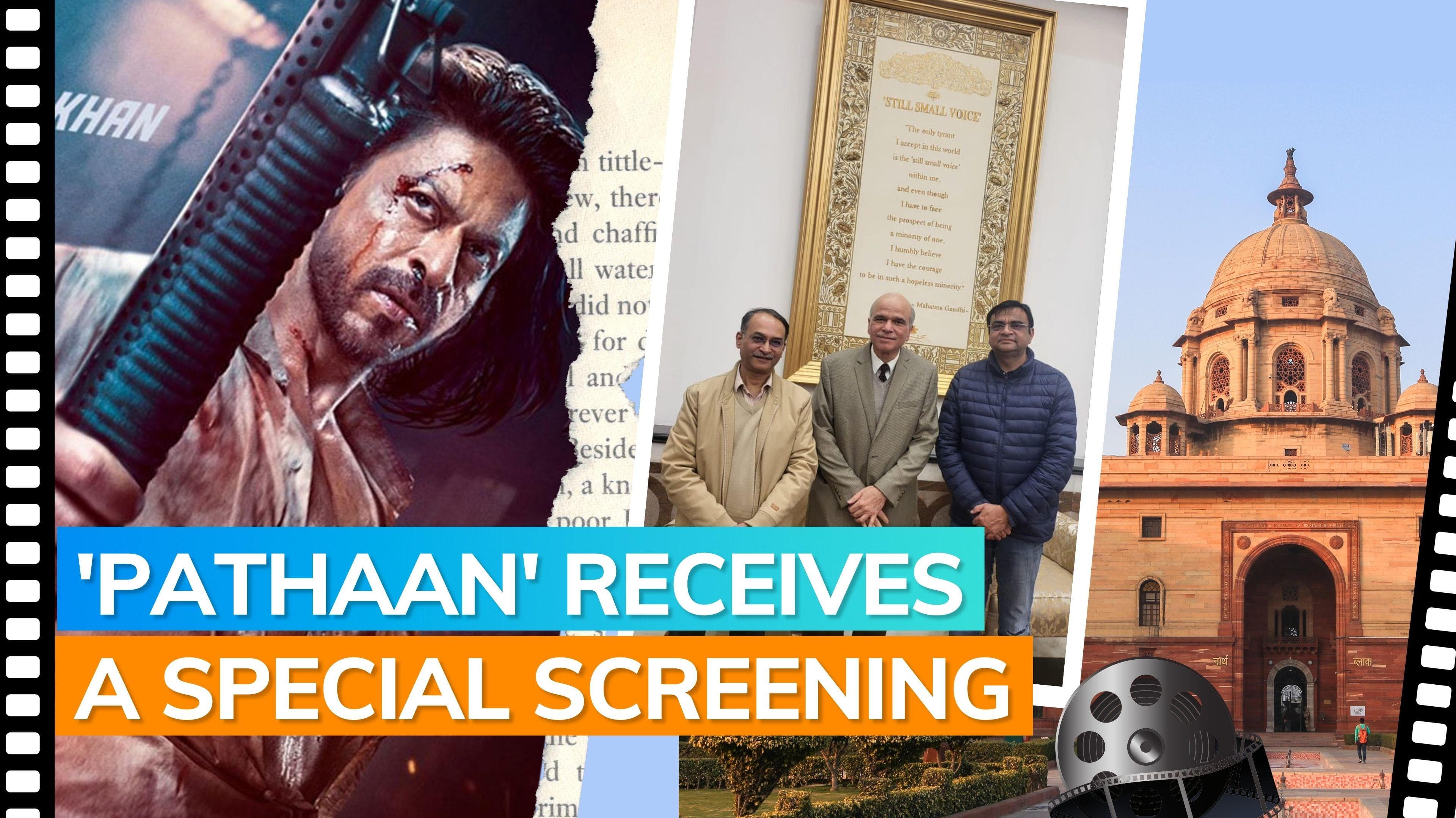 ‘Pathaan’: Shah Rukh Khan's film screened at Rashtrapati Bhavan Cultural Centre 