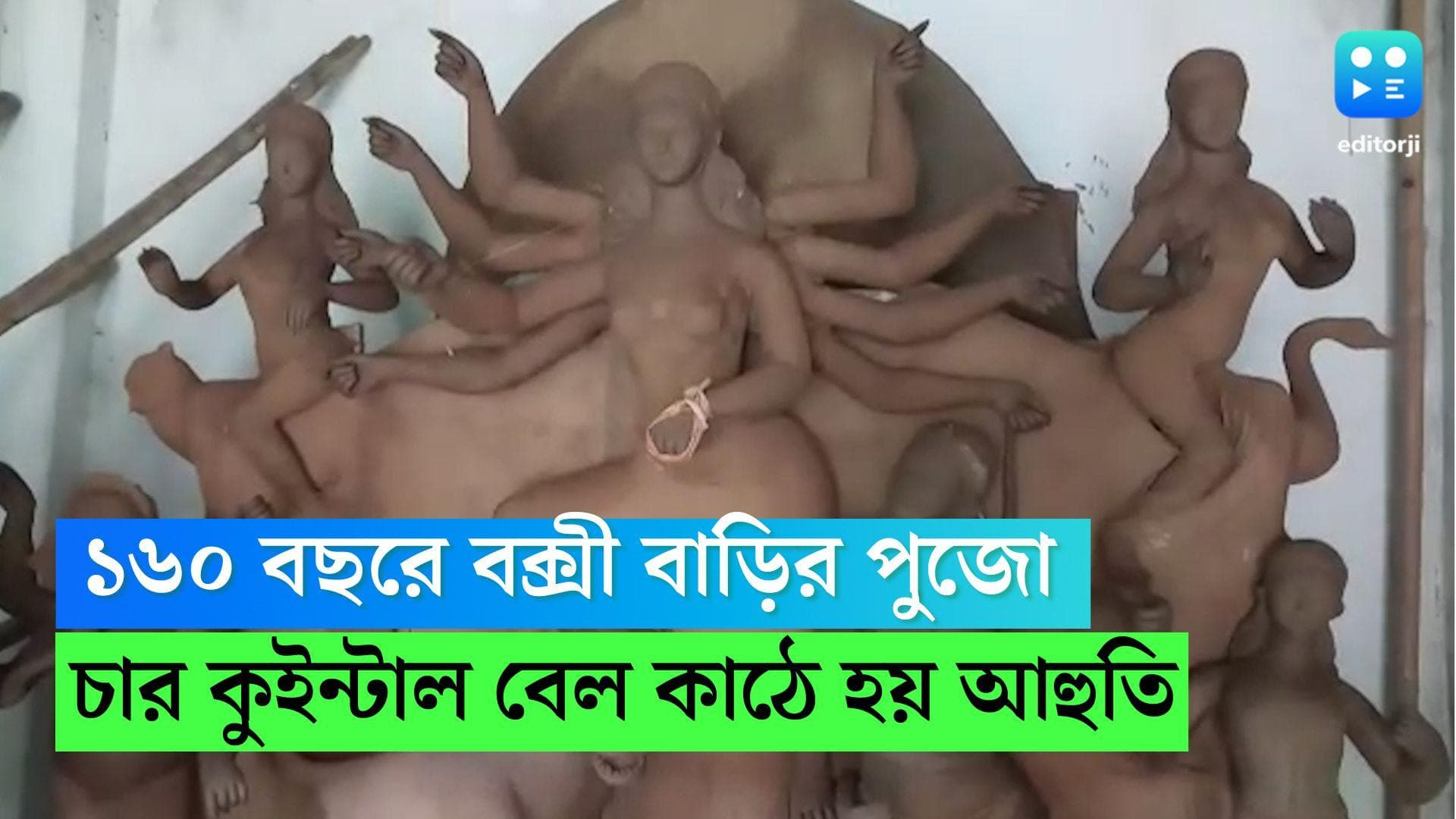 Durga Puja 2022: ১৬০ বছরে পড়ল বক্সী বাড়ির পুজো, ৪ কুইন্টাল বেল কাঠে হয় আহুতি