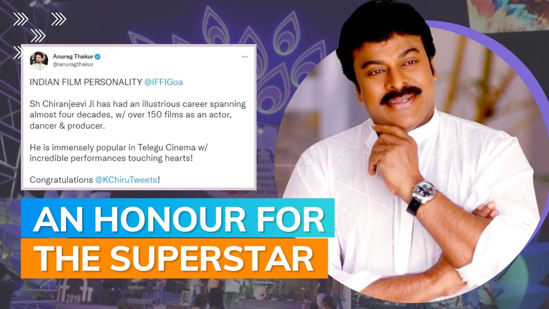 Chiranjeevi named Indian Film Personality of the Year at IFFI