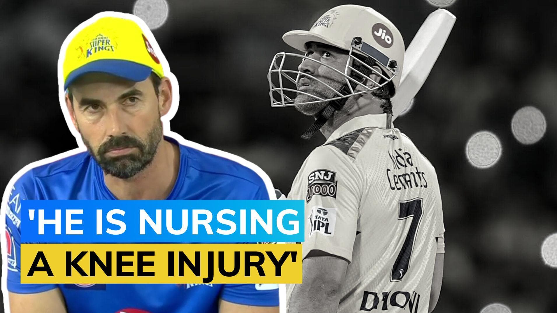 IPL 2023: CSK Coach Stephen Fleming confirms MS Dhoni's injury