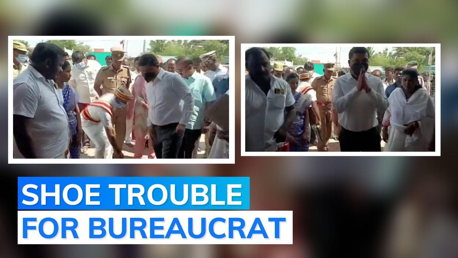 Tamil Nadu official orders assistant to carry his shoes, sparks controversy