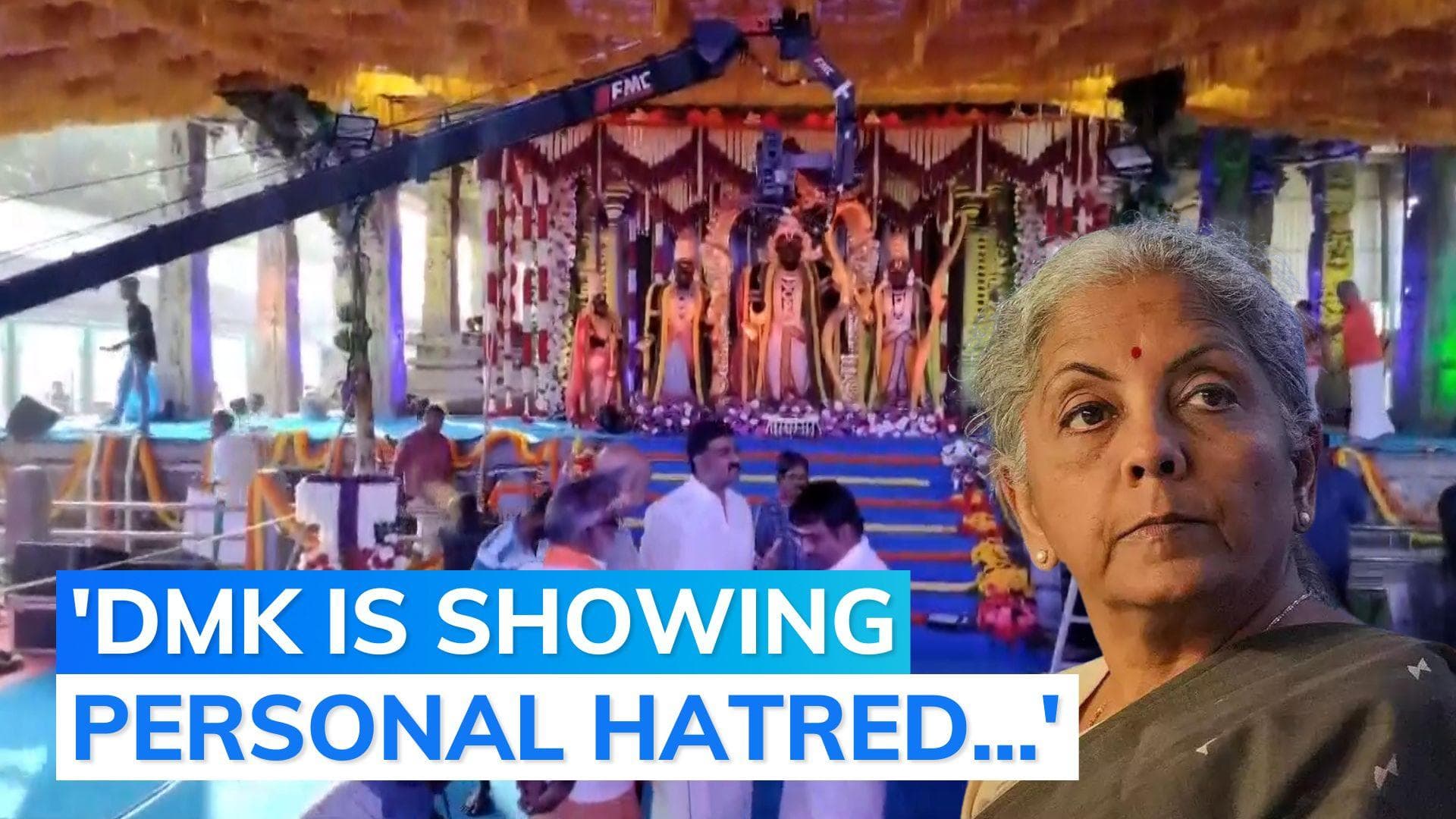 'Hindu-hating DMK': Nirmala Sitharaman hits out at Tamil Nadu govt for 'banning' live screening