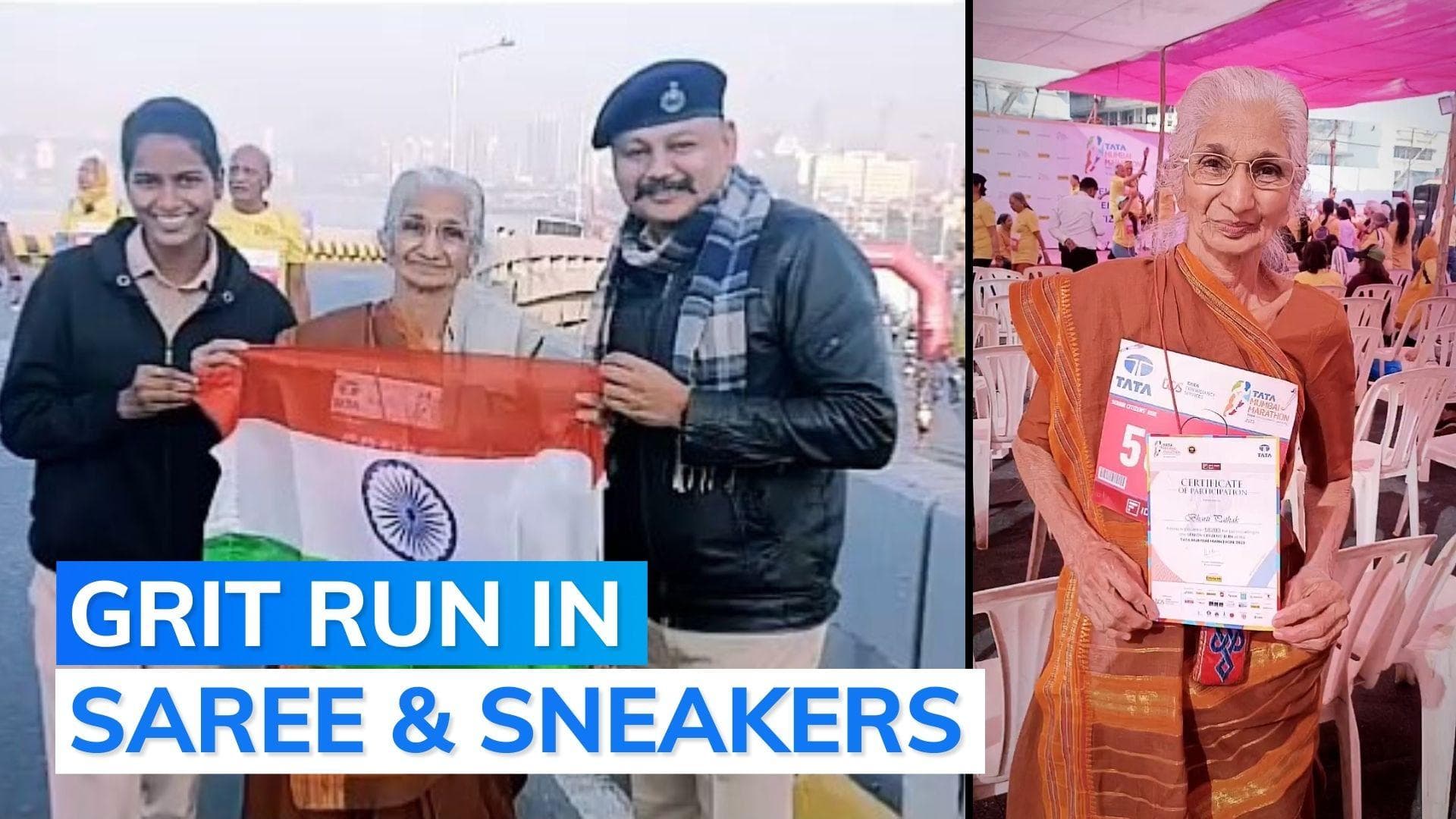 Watch: netizens hail 80-year-old granny for running marathon for the fifth time