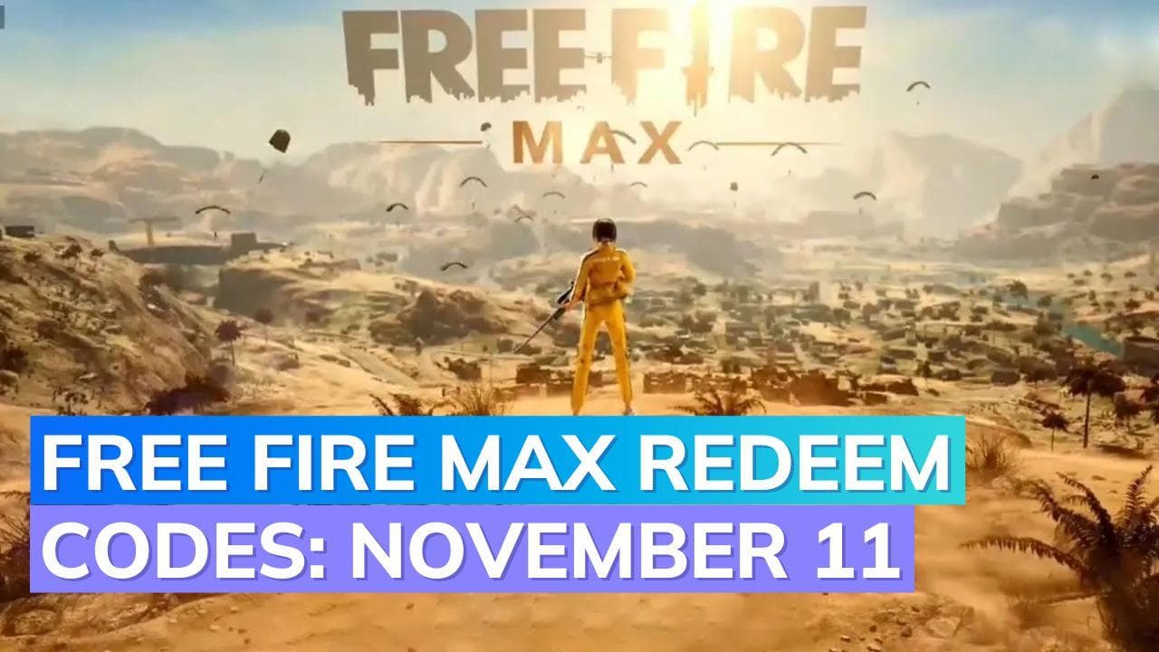 Garena Free Fire MAX redeem codes Today 11 November 2023: Grab amazing weapons