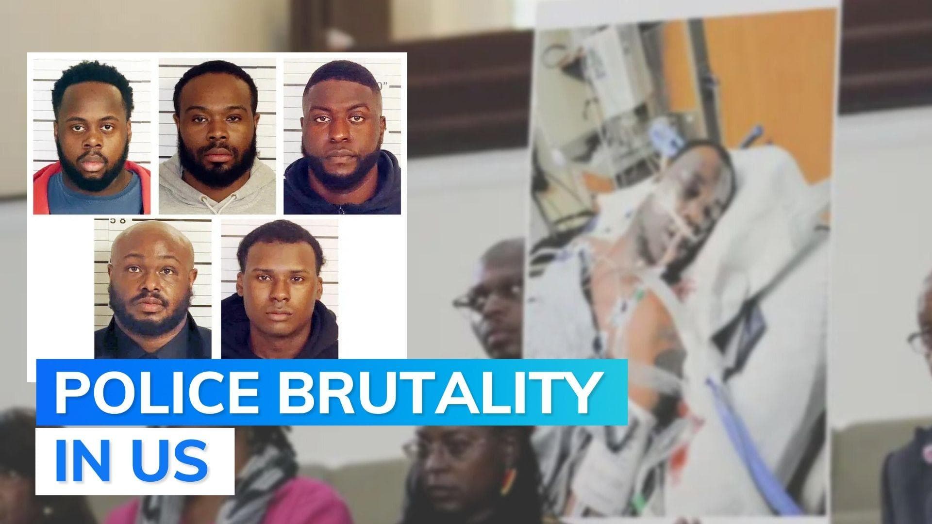 Five US police officers charged with murder over fatal beating of man