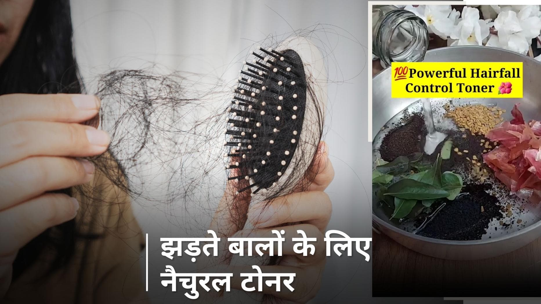 Hair Fall:  सर्दी में झड़ते बालों से हैं परेशान, इस टोनर से कम हो सकती है समस्या 