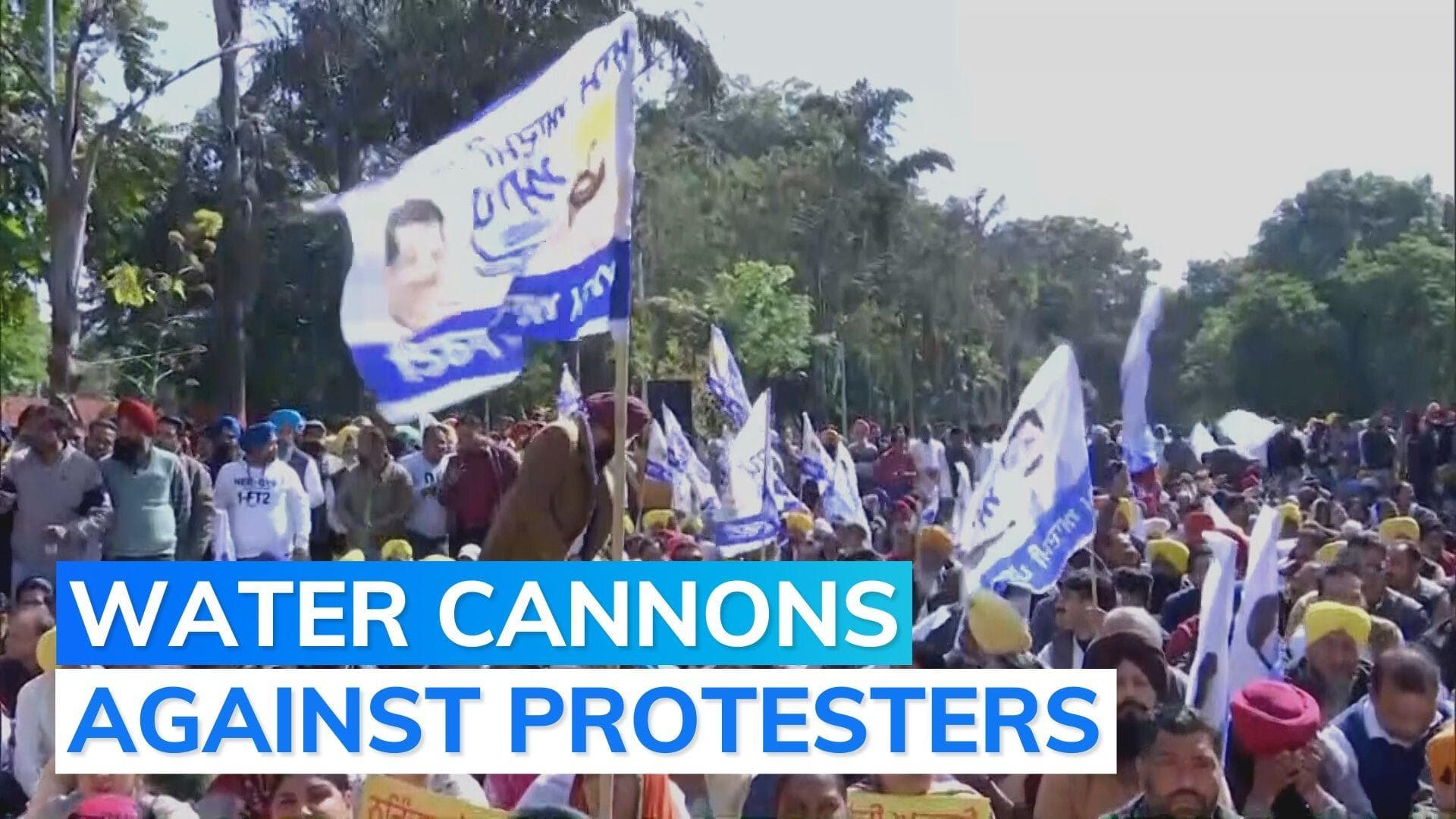 Adani-Hindenburg row: AAP protesters dispersed in Chandigarh 