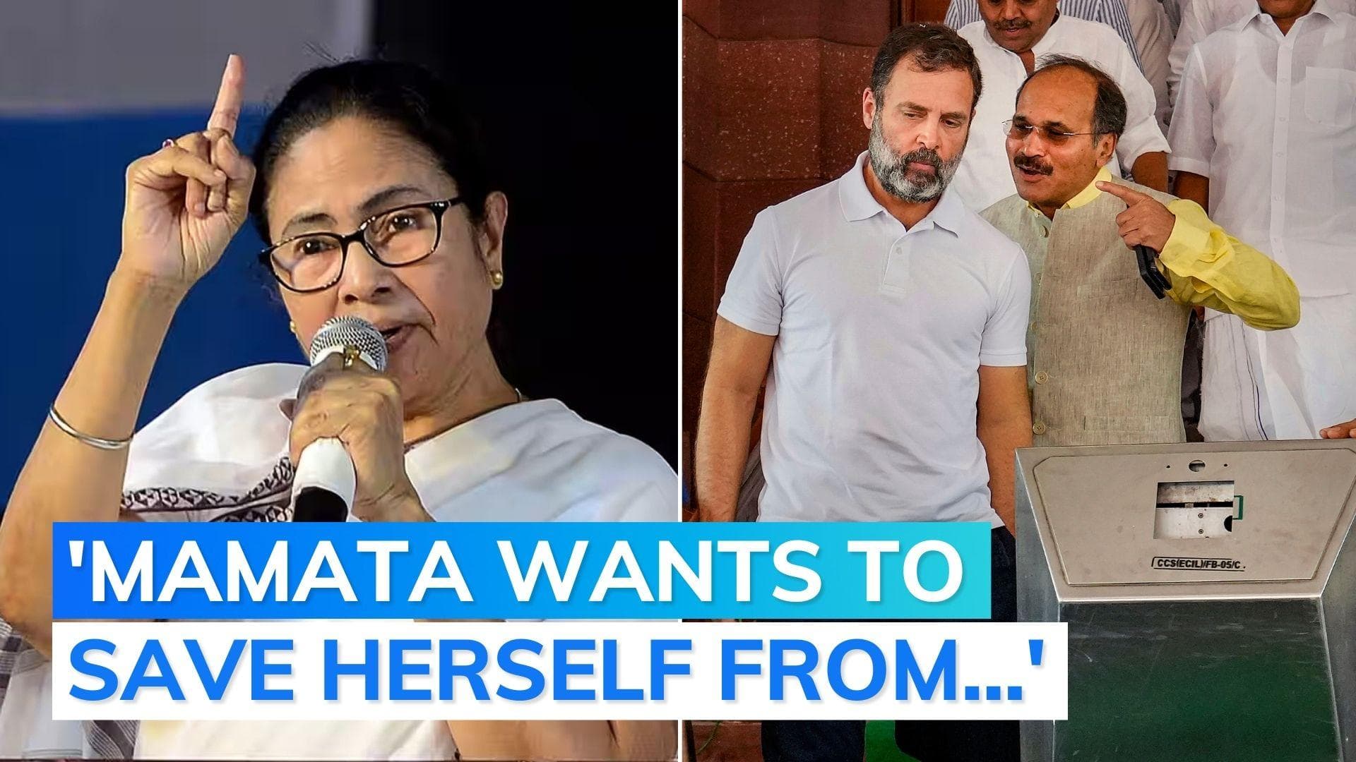 Mamata trying to make Modi happy as...: Congress on TMC chief's 'TRP' attack on Rahul