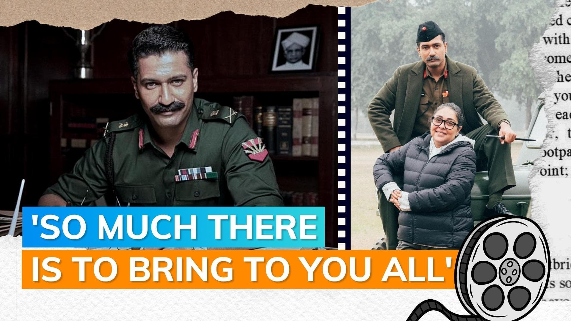 Vicky Kaushal wraps up the filming of 'Sam Bahadur'; gives shout-out to Meghna Gulzar and team