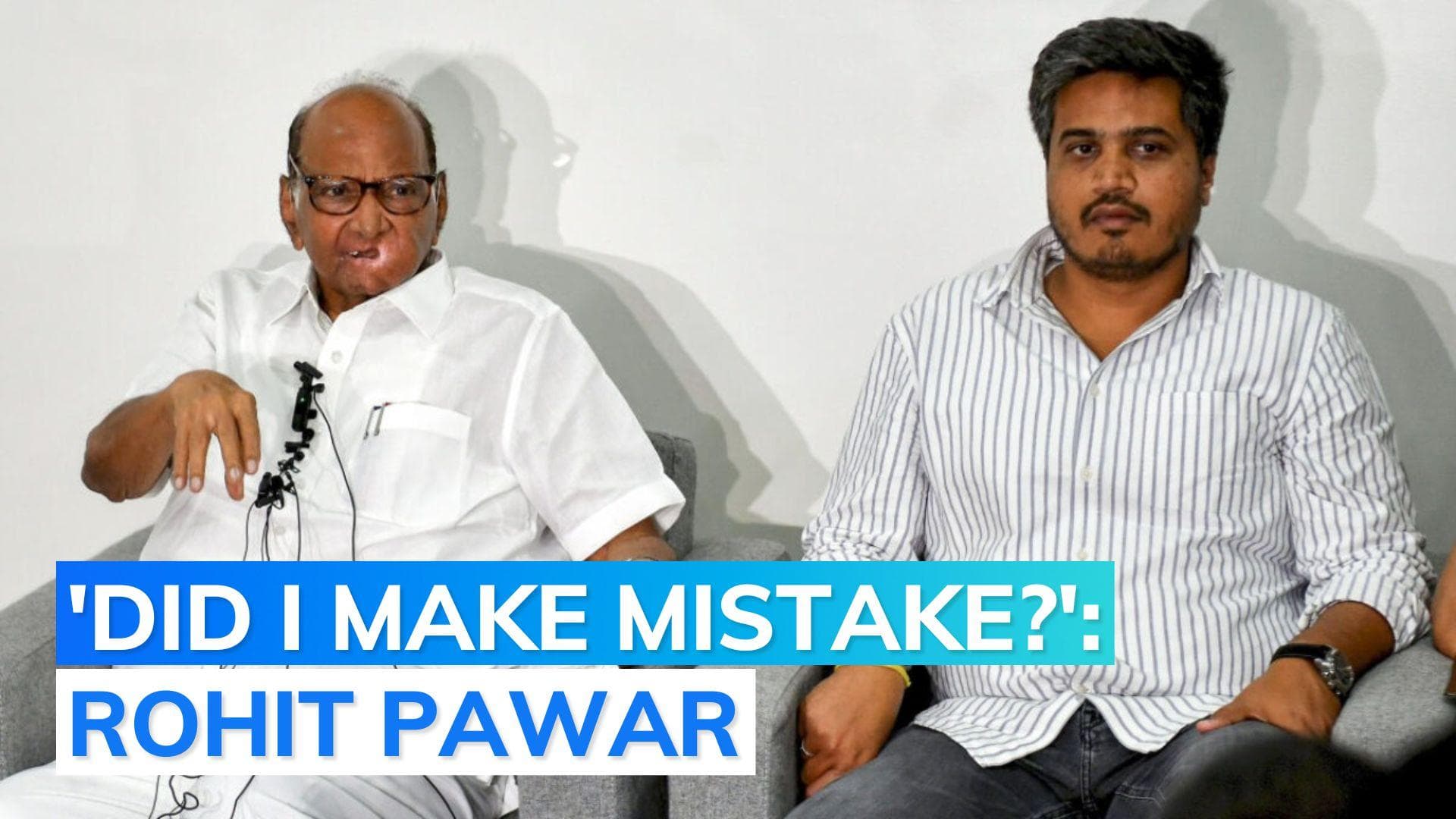 Sharad Pawar's grand-nephew fears 'mistake' after Ajit Pawar's rebellion