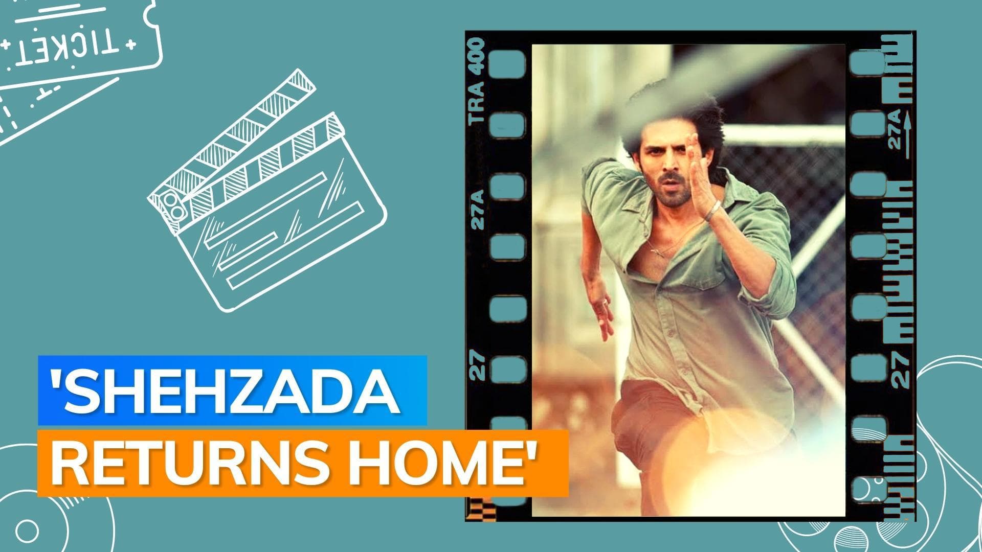 Kartik Aaryan drops the first look of ‘Shehzada’ on social media 