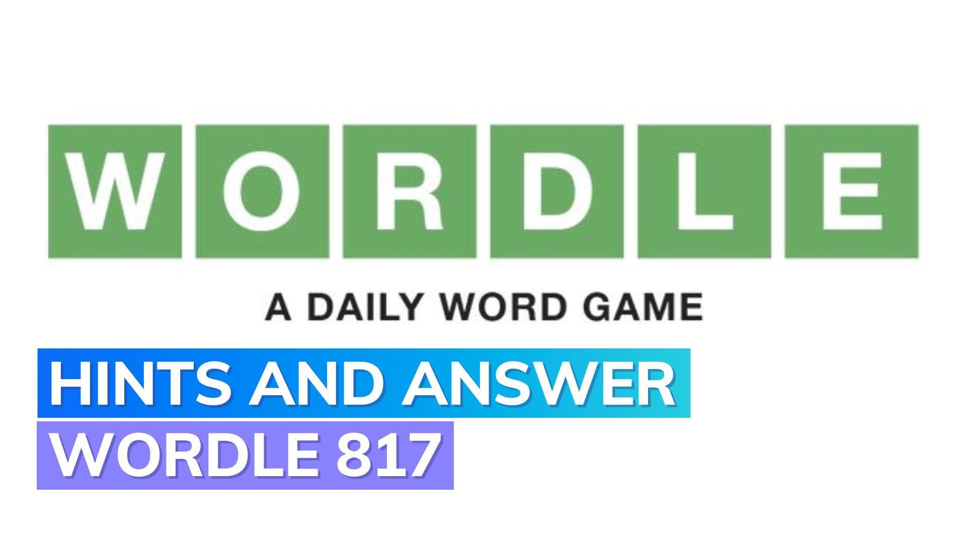 Wordle 817 Hints and Answer for Today, September 14, 2022: Don't give up, here's how to Solve It