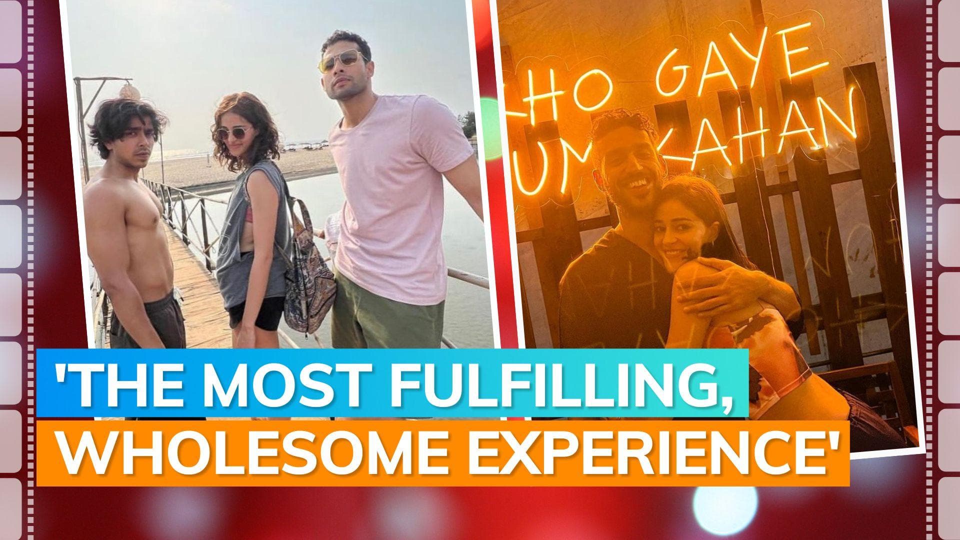 ‘Kho Gaye Hum Kahan’: It's a wrap! Ananya Panday's pics with Siddhant Chaturvedi, Adarsh Gourav from sets