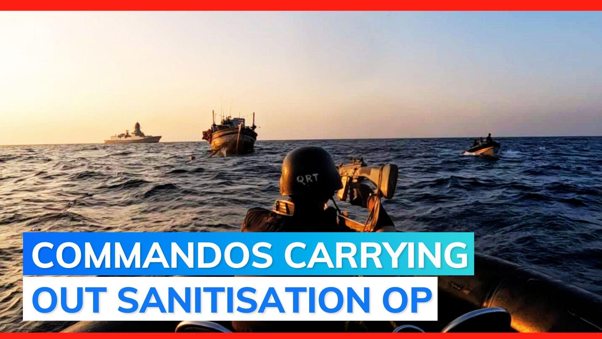 Indian Navy commandos get on vessel hijacked in Arabian Sea: officials