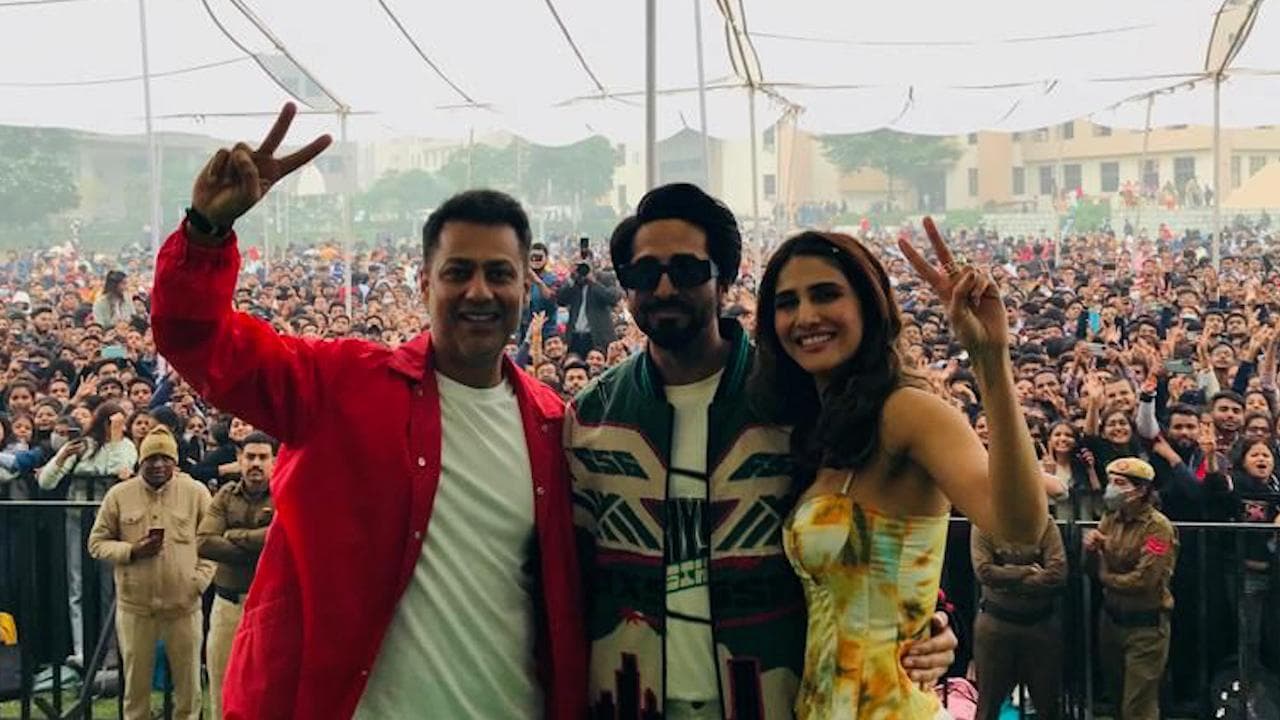 Chandigarh Kare Ashiqui: Ayushmann Khurrana और Vaani Kapoor ने Delhi में किया अपनी फिल्म का प्रमोशन 