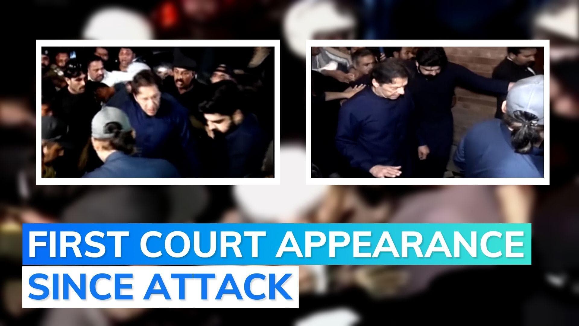 Watch: high drama as Imran Khan appears before Lahore High Court