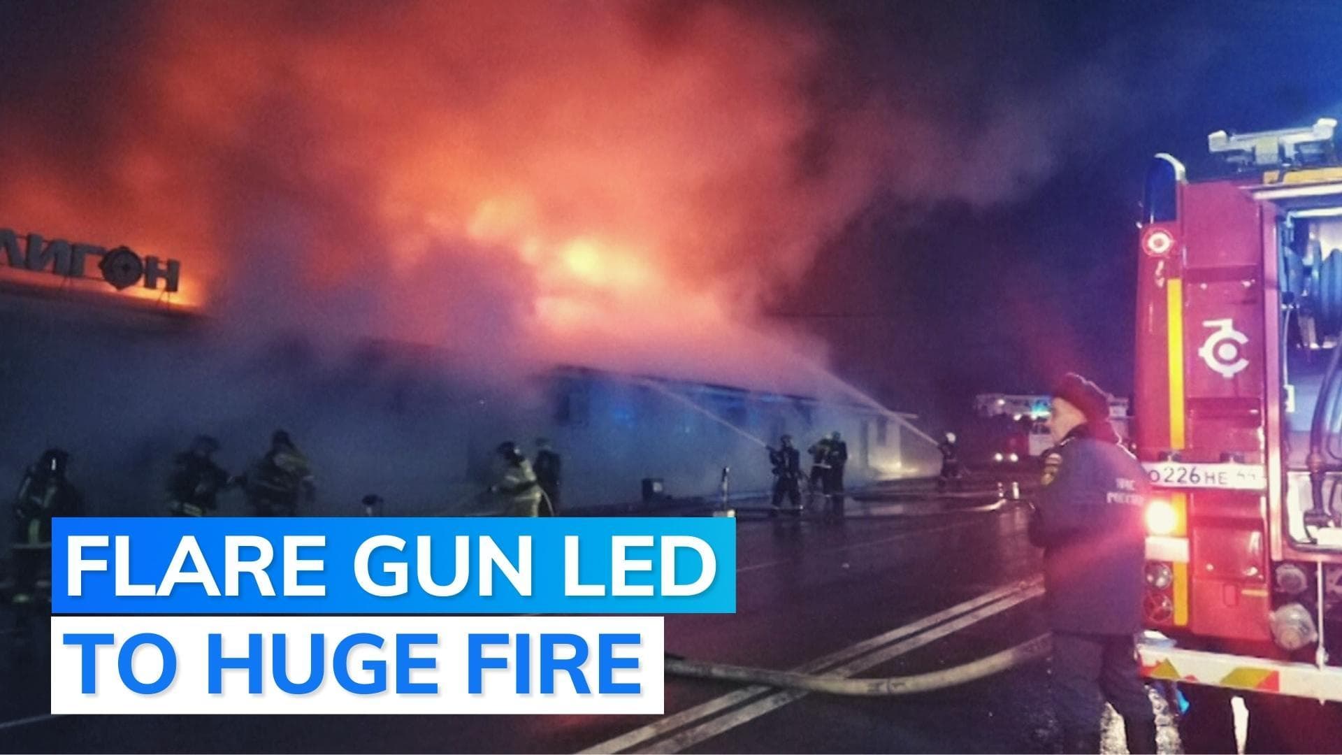 Several killed in Russia cafe blaze, 250 evacuated 