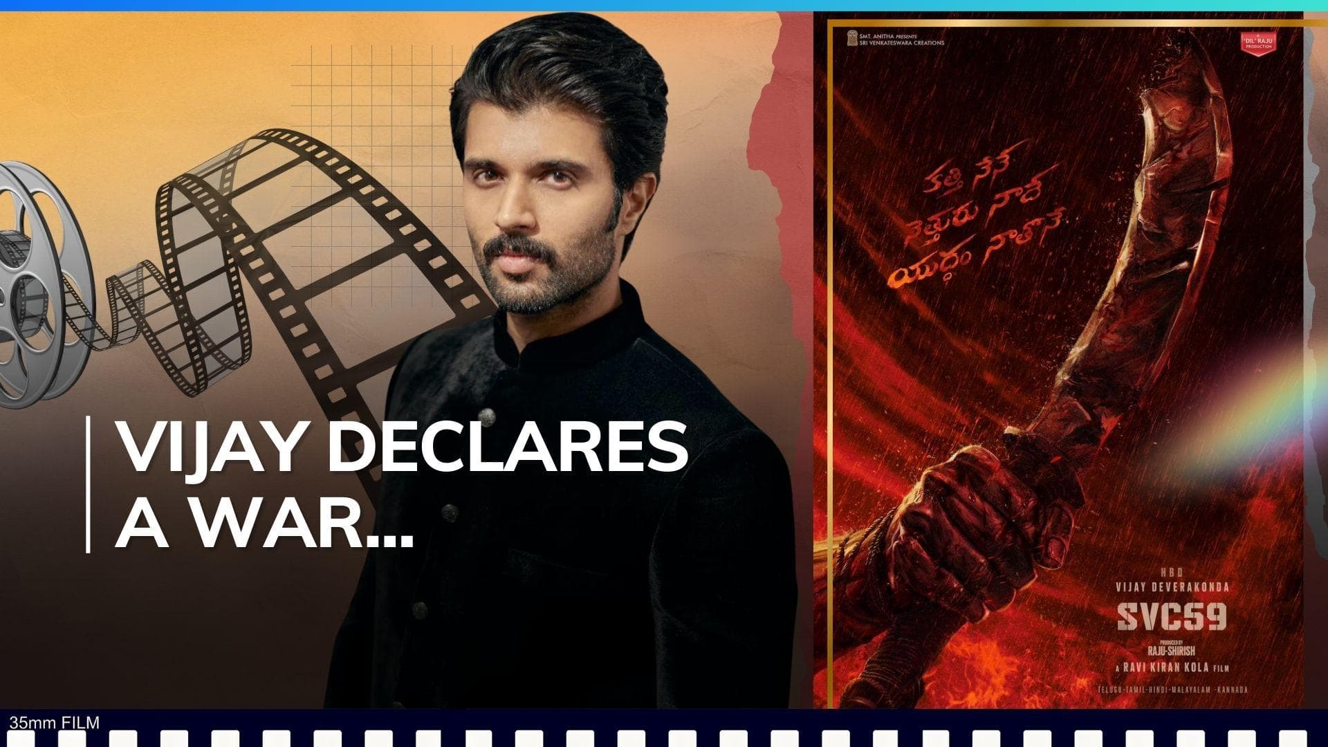 Vijay Deverakonda birthday: Actor to star in Dil Raju’s pan-India rural actioner ‘SVC 59’, see poster