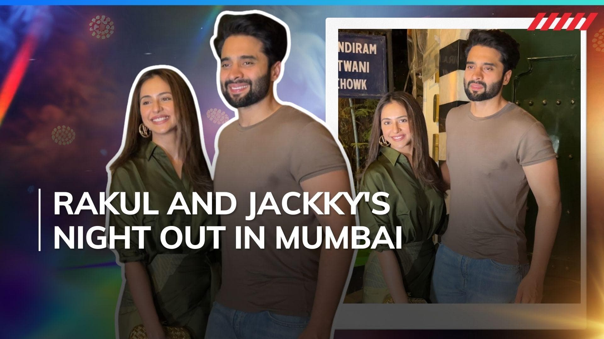Rakul Preet Singh and Jackky Bhagnani step out for dinner to celebrate 1 month anniversary | watch